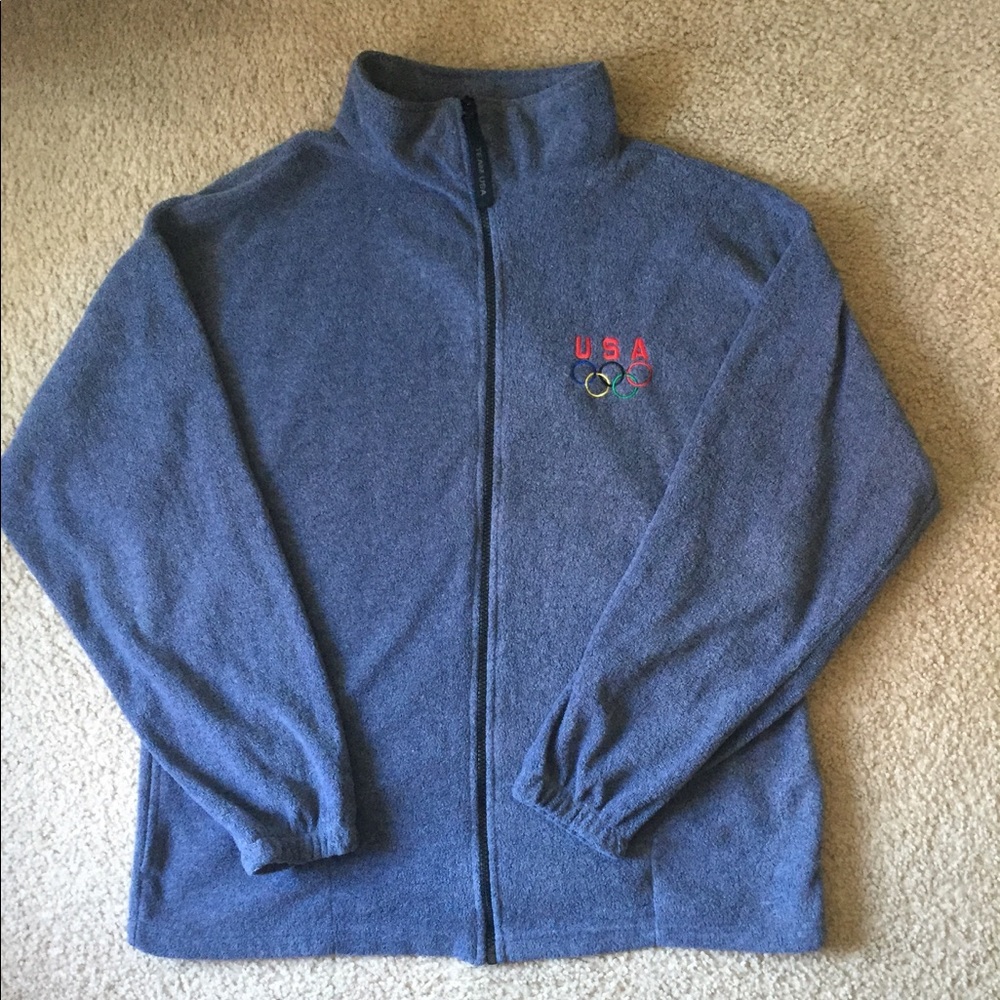 Team USA Olympics fleece zip up!!